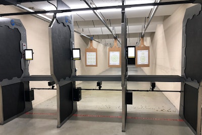 Targetscope’s X-Shot uses a camera below the shooting bench, a touchscreen monitor, and a PC box that mounts to the shooting stall or ceiling to give officers immediate feedback.