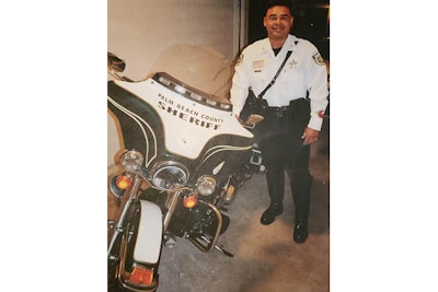 Deputy Hubert Burey, of West Palm Beach, was killed after his motorcycle hit a National Park Service Law Enforcement Vehicle near the Big Cypress National Preserve on Sunday afternoon.