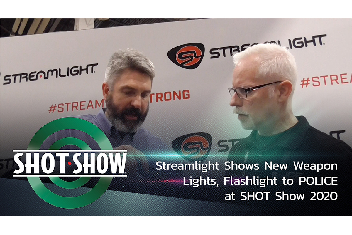 Streamlight shows its new lights to POLICE at SHOT Show 2020.