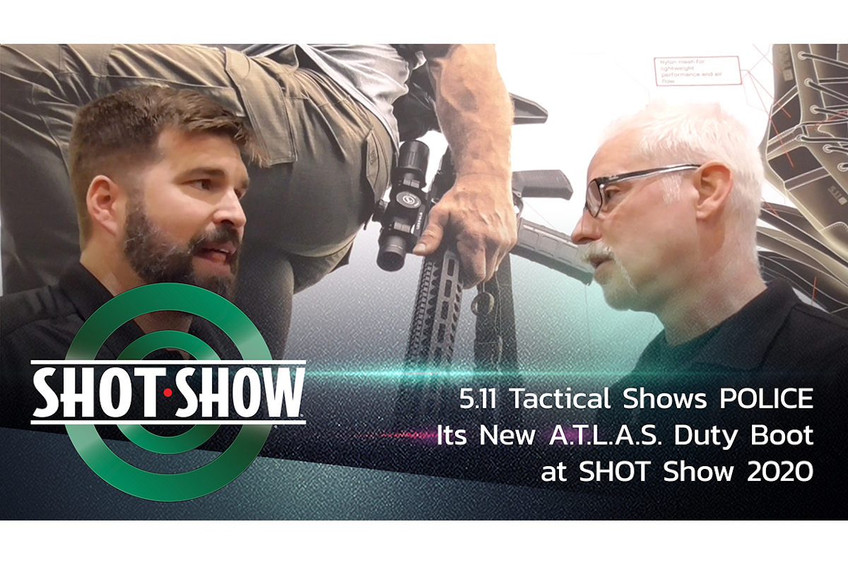5.11 Tactical All Terrain Load Assistance System (A.T.L.A.S.) Duty Boot at SHOT Show 2020