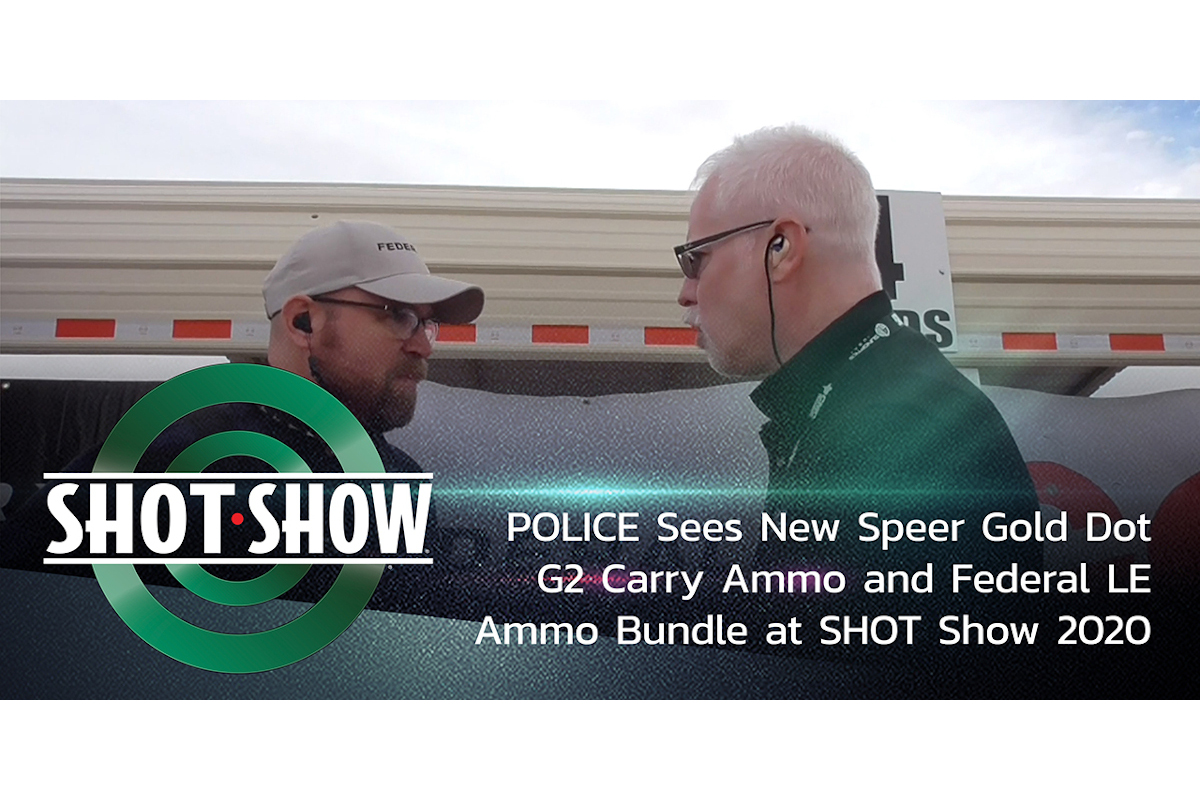 At the SHOT Show, JJ Reich discusses why law enforcement officers will benefit from new ammunition from Speer and Federal.