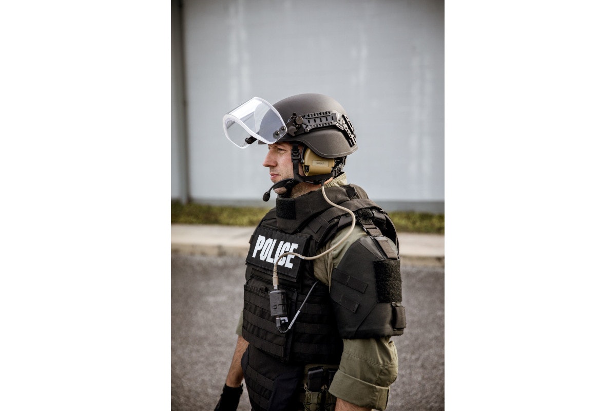 Origami inspired lightweight bulletproof shield developed to protect police  from gunfire