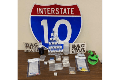 Two men were arrested Saturday in Florida when their drugs were reportedly found in a bag marked 'Bag Full of Drug.' (Photo: Santa Rosa County SO)