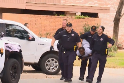 A man is now facing multiple charges after assaulting an officer with the College Station (TX) Police Department and damaging a patrol vehicle over the weekend.