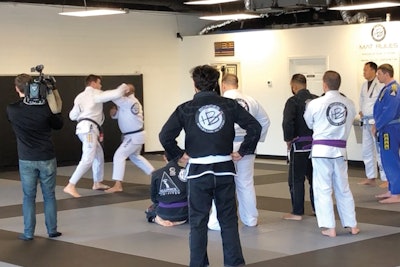 Jiu jitsu can be used as an effective technique for non-deadly force. This training is designed to reduce injuries to suspects as well as officers, and BJJ includes focusing on grappling techniques over striking.
