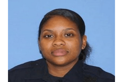 Officer Quiana Campbell was arrested last month on charges of lying to federal agents and filing false income tax returns