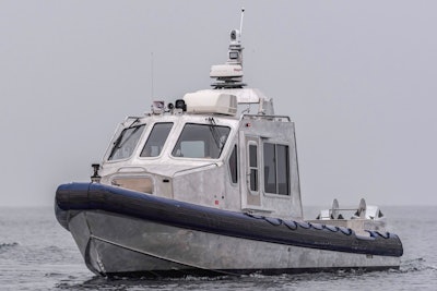 Lake Assault Boats has delivered this 35-foot patrol vessel to the U.S. Army’s Military Ocean Terminal Sunny Point.