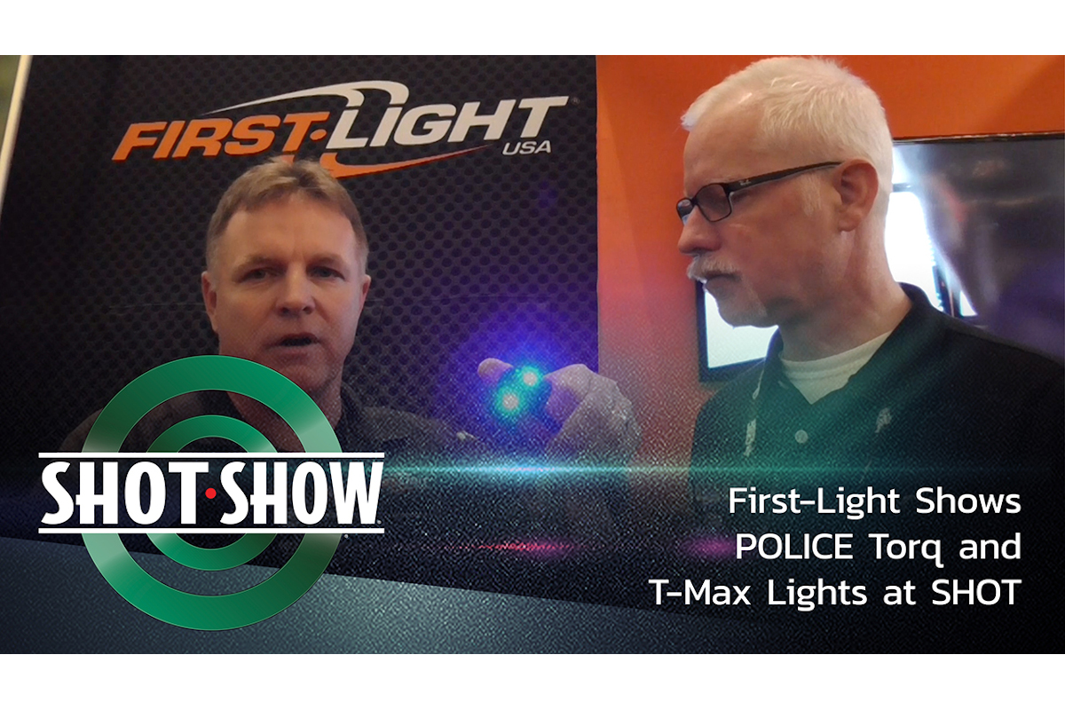 First-Light USA demonstrates for POLICE Contributing Web Editor Doug Wyllie the many ways officers can customize the versatile, multi-color Torq LE and T-Max LE lights.