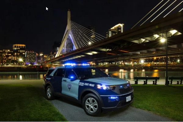 Massachusetts State Police has purchased 161 Ford Police Interceptor Utility hybrid vehicles for 2020.