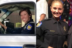 Phoenix police officers Alicia Hubert (left) and Marissa Dowhan were wounded in a Sunday night shooting that killed Commander Greg Carnicle. (Phoenix PD/ABC Screen Shot)