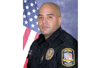 Smyrna, GA, Officer Christopher Eric Ewing was killed in a crash with an alleged drunk driver Monday night. (Photo: Smyrna PD)
