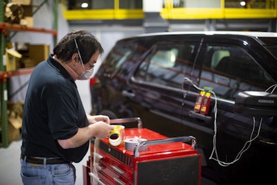 The heating process can be used by law enforcement regularly to help sanitize vehicles when officers are not inside. (Photo: Ford)