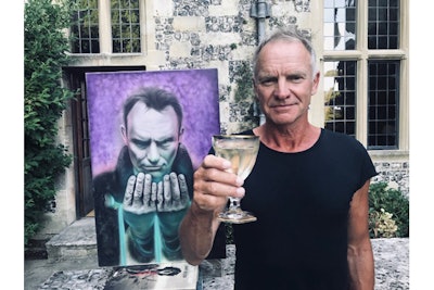 An officer with the Buffalo Police Department who passed in 2016 away after battling Multiple Sclerosis had one final wish—to get a portrait of the rock-and-roll legend Sting to the singer.