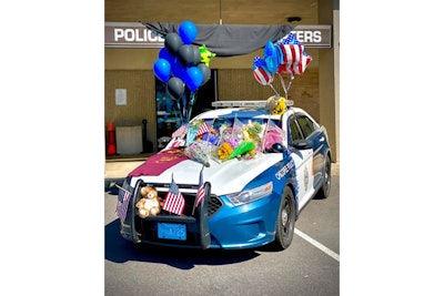 Officer Angela Santiago was killed in an accident on Tuesday as she and her sister were riding motorcycles on a freeway.