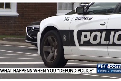 Dozens of protesters gathered and camped out overnight at the headquarters of the Durham (NC) Police Department after the approval by the city council of a new city budget, which includes funding for the agency.