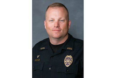 Officer Mark Priebe—a 21-year veteran of the Springfield Police Department—was struck by a car in the parking lot outside police headquarters Tuesday morning.