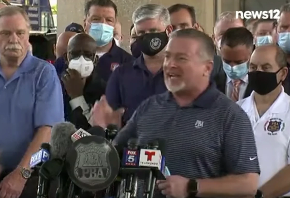New York Police Union President Rails Against Media Portrayal of Police