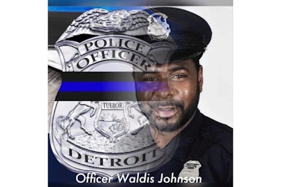 Officer Waldis Johnson was shot in the head in April 2017 while responding to a domestic call and has reportedly died of his injuries.