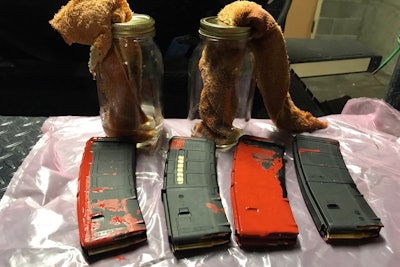 Police in Portland (OR) discovered a number of rifle magazines as well as 'Molotov cocktail' improvised incendiary devices as protests continued over the weekend.