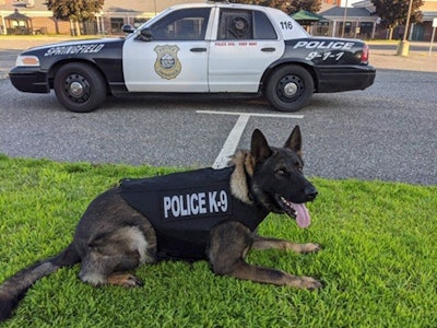 The Springfield (MA) Police Department has received a generous donation from a non-profit organization of a ballistic-resistant and stab-resistant protective vest for a dog in the agency's K-9 unit.