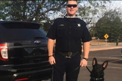 An officer with the Twin Lakes (WI) Police Department will likely be separated from his K-9 partner after posting his two-week notice of departing the agency, and the village board determined that the dog would remain the 'property' of the department.