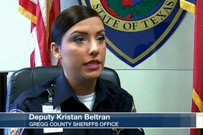 Deputy Kristan Beltran became very ill with a form of flu, which led to a rare complication that causes partial paralysis. She was hospitalized and told she might not have use of her legs for up to two years.