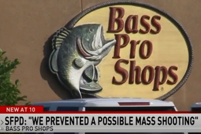 The chief of police for the Spanish Fort (AL) Police Department told reporters that his officers were able to take into custody a man who had allegedly been planning a mass shooting and had opened fire inside a Bass Pro Shops retail store.