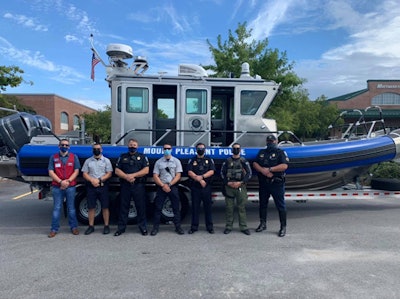 Officers with the Mount Pleasant (SC) Police Department have been training hard for several months in anticipation of adding a new asset to its capabilities in service of the community—a patrol boat.