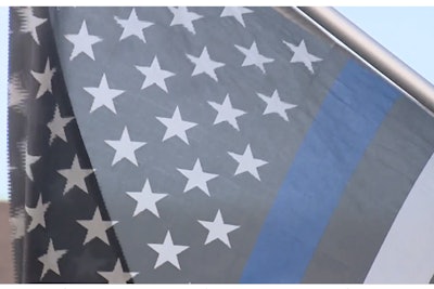 An officer in Colorado has been ordered by his Home Owners Association (HOA) to remove from his doorstep a 'Thin Blue Line' flag displayed in support of law enforcement.