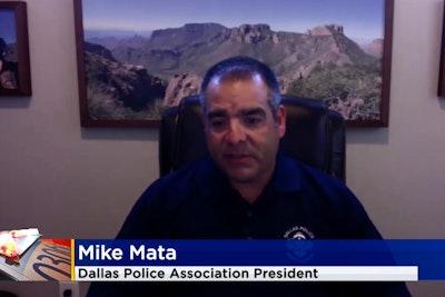 Dallas Police Association President Mike Mata told CBS News, 'This narrative that the police are the public’s enemy has to stop because it is not true,.'