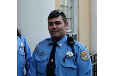 Officer Trevor Abney of the New Orleans Police Department was shot Friday in the French Quarter. He was ambushed in broad daylight and shot in the face. (Photo: NOPD)