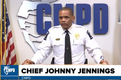 Charlotte-Mecklenburg Police Chief Johnny Jennings has tested positive for COVID-19.