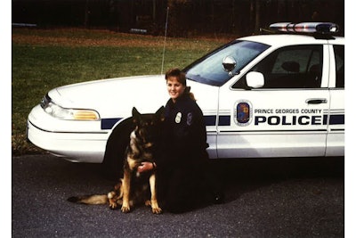K-9 handler Stephanie Mohr served 10 years in prison after being convicted of violating a man's civil rights. She was pardoned this week by President Trump. (Photo: Twitter)