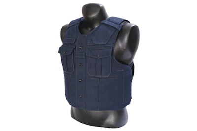 Buyers of Point Blank's new Guardian crossover external armor carrier can choose from a wide variety of options, including a slick uniform-style front (pictured) or a load-bearing version with MOLLE. (Photo: Point Blank)