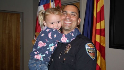 Lt. Brian Zach with his daughter Kaila. (Photo: Brian Zach)
