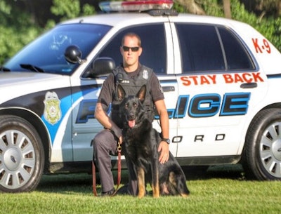 Milford, DE, Police Sr. Cpl. TJ Webb was wounded serving a warrant with the First State Violent Fugitive Taskforce. (Photo: Milford PD)