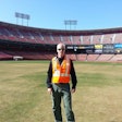 The author at Candlestick Stadium during an Urban Shield exercise.