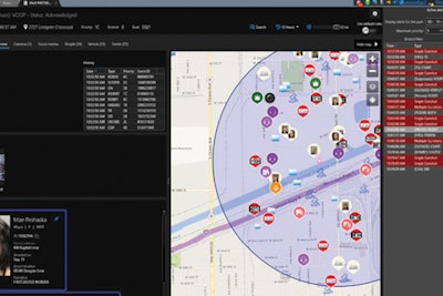 Citigraf collects and manages information from numerous sources, including computer-aided dispatch systems, license plate recognition systems, gunshot detection systems, record management software, and CCTV security video.