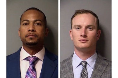 Former Williamson County sheriff's Deputies J.J. Johnson and Zach Camden are charged with manslaughter. (Photo: Travis County Jail)