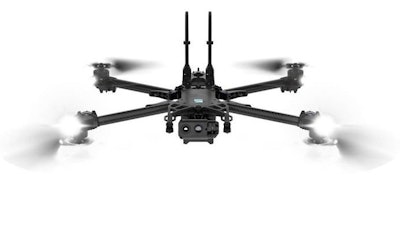 Skydio drone-captured imagery will be easily manageable and shareable for agencies, and live alongside corresponding body camera video in Axon's digital evidence management platform, Axon Evidence. (Photo: Skydio)