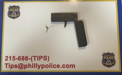 Philadelphia police recently took this .380 ACP derringer-style pistol disguised to look like a cellphone off of a woman at a traffic stop.