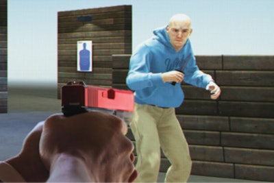 DART Range uses computer graphics instead of video branching. Artificial intelligence determines how the 'bad guys' react to the officer.