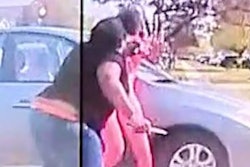 Ma'Khia Bryant charges at Tionna Bonner with what appears to be a knife. (Photo: Still from Officer Nicholas Reardon's body camera)