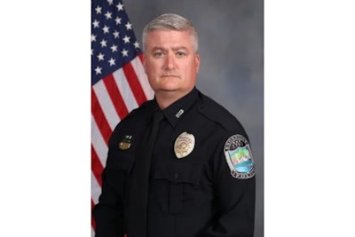 Officer Adam Wilson, SRO for Knoxville's Austin-East High School was wounded Monday in a gunfight with a student. (Photo: Knoxville PD)