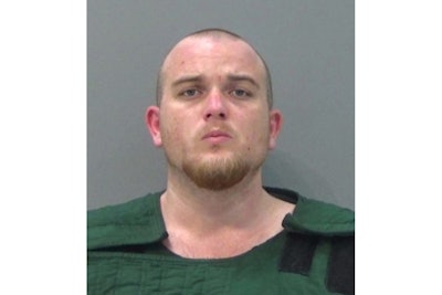 Suspect Jeffrey Nicholas, 28, was booked into the Tom Green County Jail on two counts of Capital Murder of a Peace Officer Tuesday. (Photo: Tom Green County Sheriff's Office/Texas Rangers)