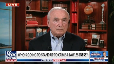 Bill Bratton told Fox he would not take a job as a major city chief because he could not succeed under current political conditions. (Photo: Fox Screen Shot)