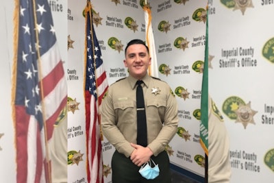 Deputy Anthony Redondo, 25, of the Imperial County (CA) Sheriff's Office was killed Saturday in a patrol vehicle crash. (Photo: Imperial County SO)