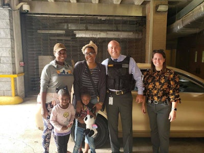 Cobb County Sheriff's deputies gave a woman a set of better child seats instead of a ticket. (Photo: Cobb County SO)