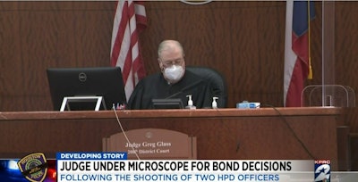Judge Greg Glass lowered the bond on accused cop killer Deon Ledet in November. Ledet reportedly shot and killed Sr. Police Officer William “Bill” Jeffrey and was killed when officers returned fire. (Photo: Click2Houston screen shot)