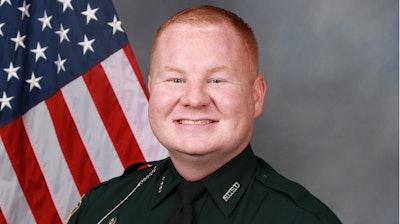 Nassau County, FL, deputy Joshua Moyers is in very critical condition after being shot at a traffic stop early Friday. (Photo: Nassau County SO)